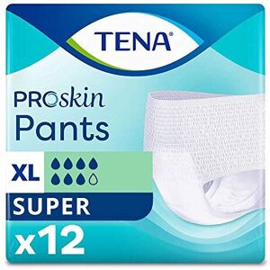 TENA Pants Super - X Large (120-160cm/46-62in) Pack of 12 TENA Pants Super - X Large (120-160cm/46-62in) Pack of 12