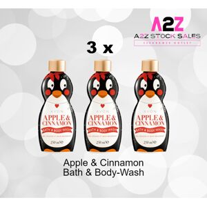 3x Avon Apple & Cinnamon Bath & Body Wash 250ml 3x Avon Apple & Cinnamon Bath & Body Wash 250ml