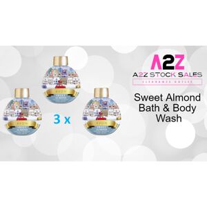 3x Avon Sweet Almond Bath And Body Wash - Bain Mousse 250ml 3x Avon Sweet Almond Bath And Body Wash - Bain Mousse 250ml