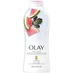 Olay Fresh Outlast Notes of Watermelon & Agave Body Wash, 22 fl Oz. Olay Fresh Outlast Notes of Watermelon & Agave Body Wash, 22 fl Oz.