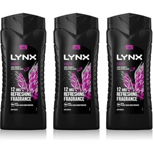 Lynx Excite 12H Refreshing Fragrance Shower Gel Bodywash, 3x 500ml Lynx Excite 12H Refreshing Fragrance Shower Gel Bodywash, 3x 500ml