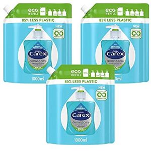 Carex Antibacterial Original Dermacare Hand Wash Liquid Soap Refill, Pack of 3 H Carex Antibacterial Original Dermacare Hand Wash Liquid Soap Refill, Pack of 3 H