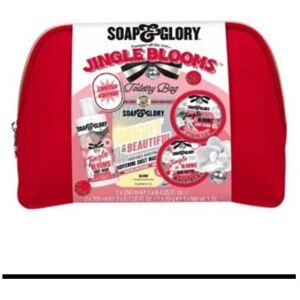 Soap & Glory Jingle Blooms Limited Edition Toiletry Bag Gift Set Soap & Glory Jingle Blooms Limited Edition Toiletry Bag Gift Set