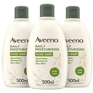 Aveeno - Daily Moisturising Body Wash - 3 x 500 ml - Brown Aveeno - Daily Moisturising Body Wash - 3 x 500 ml - Brown