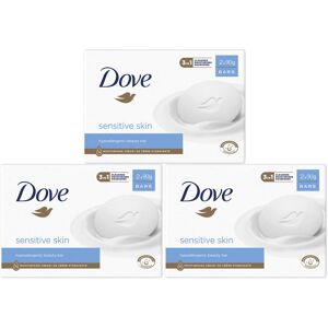 (Buy 3 - Sensitive) Dove Moisturising Beauty Cream Bar, 2x90g (Buy 3 - Sensitive) Dove Moisturising Beauty Cream Bar, 2x90g