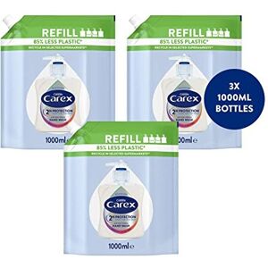 Carex 2 Hour Protection Antibacterial Moisture Hand Wash Refills, Liquid Hand Soap Eco Carex 2 Hour Protection Antibacterial Moisture Hand Wash Refills, Liquid Hand Soap Eco