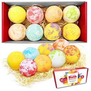 Zimpli Gifts 8 x Bath Bombs Value Women's Set, Handmade, Moisturising, Vegan & Cruelty Free, Zimpli Gifts 8 x Bath Bombs Value Women's Set, Handmade, Moisturising, Vegan & Cruelty Free,