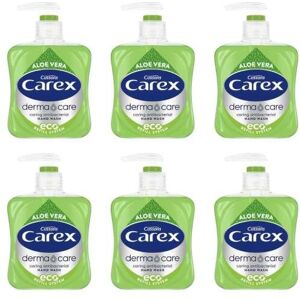 Carex Aloe Vera & Eucalyptus Handwash 250ml - Gentle, Nourishing Cleanser for Al Carex Aloe Vera & Eucalyptus Handwash 250ml - Gentle, Nourishing Cleanser for Al