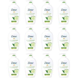 Dove Cucumber and Green Tea Caring Hand Wash, 250 ml (Pack of 12) Dove Cucumber and Green Tea Caring Hand Wash, 250 ml (Pack of 12)