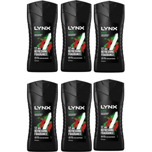 Lynx Africa Shower Gel, 250ml (Pack of 6) Lynx Africa Shower Gel, 250ml (Pack of 6)