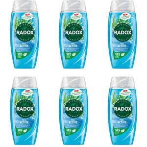 Radox Feel Active Shower Gel 225ml (Pack of 6) Radox Feel Active Shower Gel 225ml (Pack of 6)