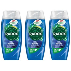 Radox Feel Awake for Men 2in1 Shower Gel 225ml (Pack of 3) Radox Feel Awake for Men 2in1 Shower Gel 225ml (Pack of 3)