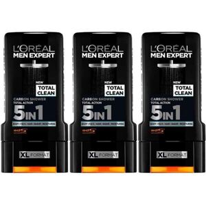 L’Oréal Paris Loreal Men Expert Shower Gel Total Clean 300ml (Pack of 3) L’Oréal Paris Loreal Men Expert Shower Gel Total Clean 300ml (Pack of 3)