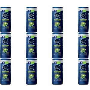 Nivea For Men Energy 2 in 1 Shower Gel 250ml (Pack of 12) Nivea For Men Energy 2 in 1 Shower Gel 250ml (Pack of 12)