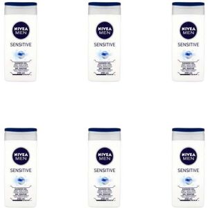 NIVEA MEN Sensitive Shower Gel 250ml (Pack of 6) NIVEA MEN Sensitive Shower Gel 250ml (Pack of 6)