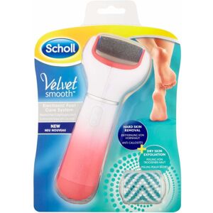 Scholl Velvet Smooth Electric Foot File with Exfoliating Refill, Pink Scholl Velvet Smooth Electric Foot File with Exfoliating Refill, Pink