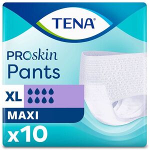 Tena Unisex Pants Maxi XL Incontinence Pads - Pack of 10 Tena Unisex Pants Maxi XL Incontinence Pads - Pack of 10
