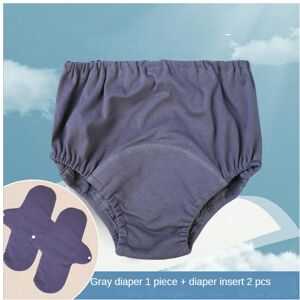 Nobrands (gray XL) Elderly Adult Cloth Diaper Incontinence Underwear Leak-proof Bedwettin Nobrands (gray XL) Elderly Adult Cloth Diaper Incontinence Underwear Leak-proof Bedwettin