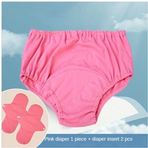 Nobrands (pink XL) Elderly Adult Cloth Diaper Incontinence Underwear Leak-proof Bedwettin Nobrands (pink XL) Elderly Adult Cloth Diaper Incontinence Underwear Leak-proof Bedwettin