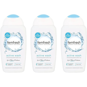 Unbranded Femfresh Shower Gel Active Wash 250ML - Pack of 3 Unbranded Femfresh Shower Gel Active Wash 250ML - Pack of 3