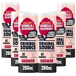 Original Source Vanilla & Raspberry Shower Gel, 100 Percent Natural Fragrance, Vegan, Cruelty Fr Original Source Vanilla & Raspberry Shower Gel, 100 Percent Natural Fragrance, Vegan, Cruelty Fr