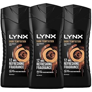 New 3 X Lynx Dark Temptation Mens Shower Gel Body Wash Chocolate Scent 250ml New 3 X Lynx Dark Temptation Mens Shower Gel Body Wash Chocolate Scent 250ml