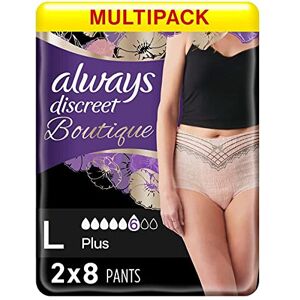 Always Discreet Boutique Pants Plus Large 2x8ct Always Discreet Boutique Pants Plus Large 2x8ct