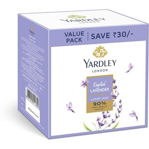 Yardley English Lavender Luxury Soap, 3x100gm Yardley English Lavender Luxury Soap, 3x100gm