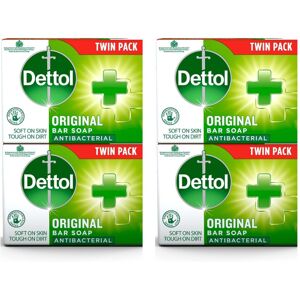 Dettol Anti-Bacterial Original Soap 2 x 100 g - Pack of 2 Home & Hatch Family Pack of D Dettol Anti-Bacterial Original Soap 2 x 100 g - Pack of 2 Home & Hatch Family Pack of D