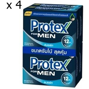 4 x 90g Protex For Men Antibacterial Soap Bar Sport Formula 4 x 90g Protex For Men Antibacterial Soap Bar Sport Formula