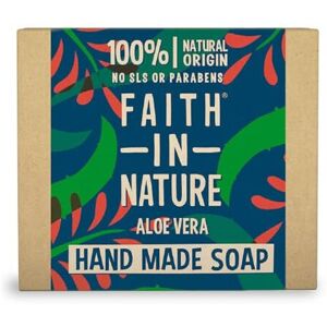 Faith In Nature Natural Aloe Vera Hand Soap Bar, Rejuvenating, Vegan & Cruelty F Faith In Nature Natural Aloe Vera Hand Soap Bar, Rejuvenating, Vegan & Cruelty F