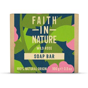 Faith In Nature Natural Wild Rose Hand Soap Bar, Restoring, Vegan & Cruelty Free Faith In Nature Natural Wild Rose Hand Soap Bar, Restoring, Vegan & Cruelty Free