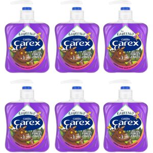 Carex Gruffalo Deep Dark Forest Fruits Antibacterial Hand Wash 6x250ml Carex Gruffalo Deep Dark Forest Fruits Antibacterial Hand Wash 6x250ml
