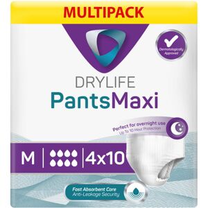 40x Drylife Maxi Incontinence Pants - Medium 40x Drylife Maxi Incontinence Pants - Medium