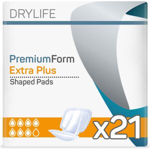 21x Drylife Premium Form Incontinence Pads - Extra Plus 21x Drylife Premium Form Incontinence Pads - Extra Plus