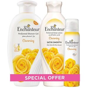 Unbranded Enchanteur Charming Assorted Pack 250ml Shower Gel 250ml Lotion 150ml Perfumed D Unbranded Enchanteur Charming Assorted Pack 250ml Shower Gel 250ml Lotion 150ml Perfumed D
