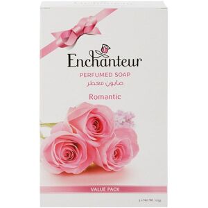 Unbranded Enchanteur Romantic Perfumed Soap with Roses & Jasmine Extracts 125g Pack of 3 Unbranded Enchanteur Romantic Perfumed Soap with Roses & Jasmine Extracts 125g Pack of 3