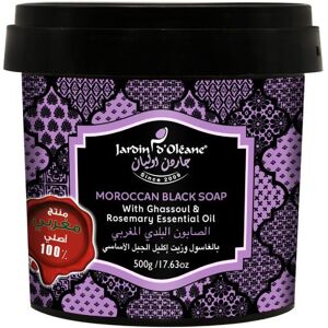 Unbranded JARDIN D OLEANE Moroccan Black Soap With Ghassoul & Rosemary Essential Oil 500g Unbranded JARDIN D OLEANE Moroccan Black Soap With Ghassoul & Rosemary Essential Oil 500g