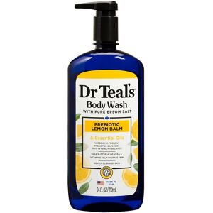Unbranded Dr. Teal's Epsom Salt Body Wash with Prebiotic Lemon Balm 710ml Gentle Cleanse Unbranded Dr. Teal's Epsom Salt Body Wash with Prebiotic Lemon Balm 710ml Gentle Cleanse