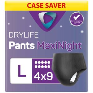 36x Drylife Maxi Night Incontinence Pants (Large) 36x Drylife Maxi Night Incontinence Pants (Large)