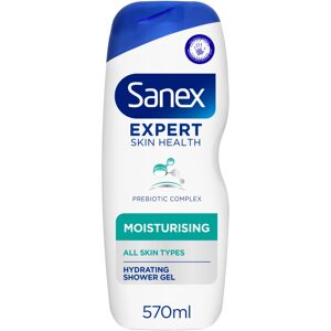 Sanex Expert Skin Health Moisturising Shower gel 570ml, body wash for men & women, gen Sanex Expert Skin Health Moisturising Shower gel 570ml, body wash for men & women, gen