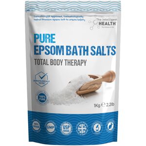 The Intelligent Health 100% Pure Epsom Bath Salts 1kg - Magnesium Sulphate, Premium Muscle Soak for Men The Intelligent Health 100% Pure Epsom Bath Salts 1kg - Magnesium Sulphate, Premium Muscle Soak for Men