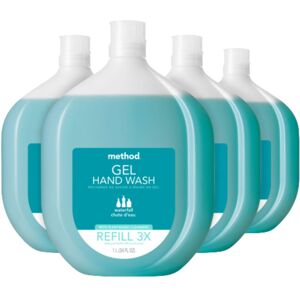 Method Gel Hand Soap Refill Waterfall Recyclable Bottle Biodegradable Formula Method Gel Hand Soap Refill Waterfall Recyclable Bottle Biodegradable Formula