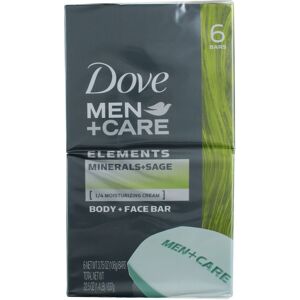 DOVE MEN CARE Body and Face Bar Minerals Sage 6 Bars to Hydrate Skin More Mois DOVE MEN CARE Body and Face Bar Minerals Sage 6 Bars to Hydrate Skin More Mois