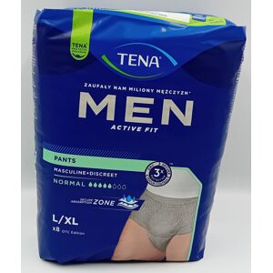 Tena Men Pants Normal Grey L/XL Pack of 8 - REF: 772803 Tena Men Pants Normal Grey L/XL Pack of 8 - REF: 772803