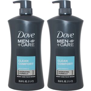 Dove Men Body Wash Clean Comfort 1 Liter (33.8 Oz) - Pack of 2 Dove Men Body Wash Clean Comfort 1 Liter (33.8 Oz) - Pack of 2