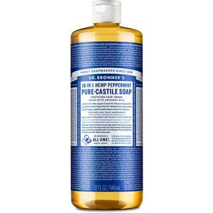 Dr Bronner's Dr. Bronner's - Pure-Castile Liquid Soap Peppermint 32 ounce - Made with Organi Dr Bronner's Dr. Bronner's - Pure-Castile Liquid Soap Peppermint 32 ounce - Made with Organi