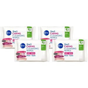 NIVEA Biodegradable Cleansing Wipes Dry Skin (40 sheets), Biodegradable Wipes ma NIVEA Biodegradable Cleansing Wipes Dry Skin (40 sheets), Biodegradable Wipes ma