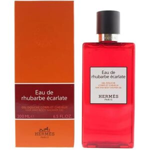 HERMES Eau De Rhubarbe Ecarlate Hair & Body Shower Gel 6.7 Ounce HERMES Eau De Rhubarbe Ecarlate Hair & Body Shower Gel 6.7 Ounce
