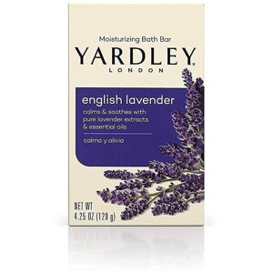 Yardley London Moisturizing Bar English Lavender with Essential Oils 4.25 oz (Pa Yardley London Moisturizing Bar English Lavender with Essential Oils 4.25 oz (Pa